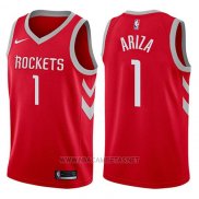 Camiseta Houston Rockets Trevor Ariza NO 1 Swingman 2017-18 Rojo