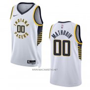 Camiseta Indiana Pacers Bennedict Mathurin NO 00 Association 2022-23 Blanco