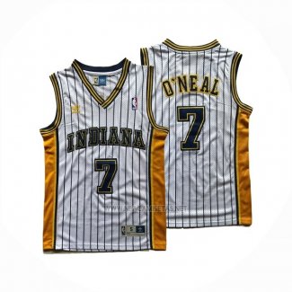 Camiseta Indiana Pacers Jermaine O'Neal NO 7 Blanco