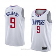 Camiseta Los Angeles Clippers C.j. Williams NO 9 Association 2018 Blanco