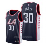 Camiseta Los Angeles Clippers Mike Scott NO 30 Ciudad 2019 Azul