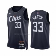 Camiseta Los Angeles Clippers Nicolas Batum NO 33 Ciudad 2023-24 Azul