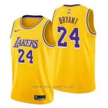 Camiseta Los Angeles Lakers Kobe Bryant NO 24 Icon 2018-19 Amarillo