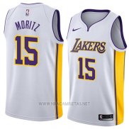 Camiseta Los Angeles Lakers Wagner Moritz NO 15 Association 2018 Blanco