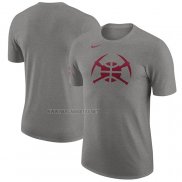 Camiseta Manga Corta Denver Nuggets Ciudad 2023-24 Gris