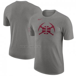 Camiseta Manga Corta Denver Nuggets Ciudad 2023-24 Gris