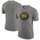 Camiseta Manga Corta Golden State Warriors Ciudad 2023-24 Gris