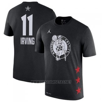 Camiseta Manga Corta Kyrie Irving All Star 2019 Boston Celtics Negro