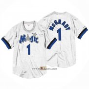 Camiseta Manga Corta Orlando Magic Tracy McGrady NO 1 Blanco