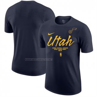 Camiseta Manga Corta Utah Jazz Negro