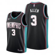 Camiseta Memphis Grizzlies Grisson Allen NO 3 Classic 20th Season Negro