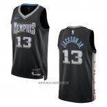 Camiseta Memphis Grizzlies Jaren Jackson JR. NO 13 Ciudad 2022-23 Negro