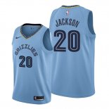 Camiseta Memphis Grizzlies Josh Jackson NO 20 Statement Azul