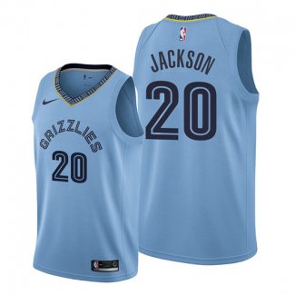 Camiseta Memphis Grizzlies Josh Jackson NO 20 Statement Azul
