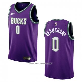 Camiseta Milwaukee Bucks Marjon Beauchamp NO 0 Classic 2022-23 Violeta