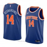 Camiseta New York Knicks Willy Hernangomez NO 14 Icon 2018 Azul