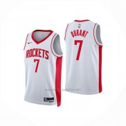 Camiseta Nino Houston Rockets Kevin Durant NO 7 Association 2025-26 Blanco