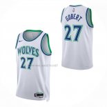 Camiseta Nino Minnesota Timberwolves Rudy Gobert NO 27 Association 2026-27 Blanco