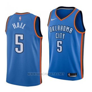 Camiseta Oklahoma City Thunder Devon Hall NO 5 Icon 2018 Azul