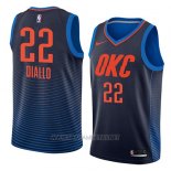 Camiseta Oklahoma City Thunder Hamidou Diallo NO 22 Statement 2018 Azul