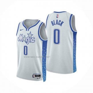 Camiseta Orlando Magic Anthony Black NO 0 Ciudad 2025-26 Blanco