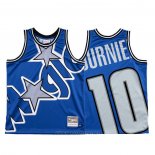 Camiseta Orlando Magic Evan Fournier NO 10 Mitchell & Ness Big Face Azul