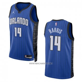 Camiseta Orlando Magic Gary Harris NO 14 Statement 2022-23 Azul