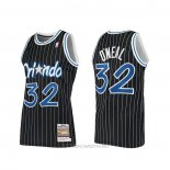 Camiseta Orlando Magic Shaquille O'neal NO 32 Hardwood Classics Autenticoo 1994 Negro