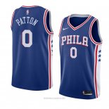 Camiseta Philadelphia 76ers Justin Patton NO 0 Icon 2018 Azul