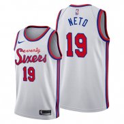 Camiseta Philadelphia 76ers Raul Neto NO 19 Classic 2019-20 Blanco