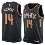 Camiseta Phoenix Suns Greg Monroe NO 14 Statement 2018 Negro