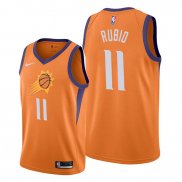 Camiseta Phoenix Suns Ricky Rubio NO 11 Statement Naranja