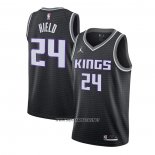 Camiseta Sacramento Kings Buddy Hield NO 24 Statement 2020-21 Negro