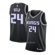Camiseta Sacramento Kings Buddy Hield NO 24 Statement 2020-21 Negro