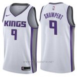 Camiseta Sacramento Kings Iman Shumpert NO 9 Association 2017-18 Blanco