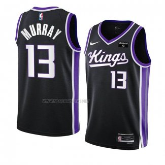 Camiseta Sacramento Kings Keegan Murray NO 13 Icon 2023-24 Negro