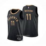 Camiseta Toronto Raptors Joe Wieskamp NO 11 Ciudad 2022-23 Negro