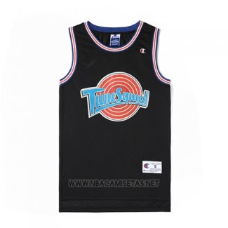 Camiseta Tune Squad Murray NO 22 Negro