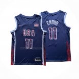 Camiseta USA 2024 Joel Embiid NO 11 Azul1