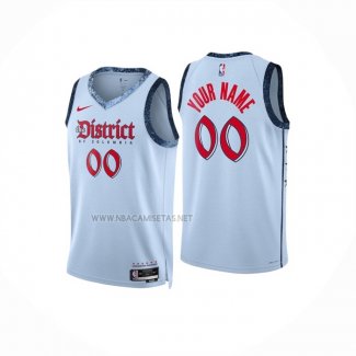 Camiseta Washington Wizards Personalizada Ciudad 2024-25 Azul