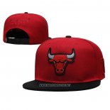 Gorra Chicago Bulls Negro Rojo2