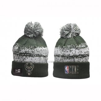 Gorro Beanie Milwaukee Bucks Verde Blanco