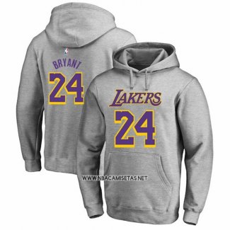 Sudaderas con Capucha Los Angeles Lakers Kobe Bayant Gris2