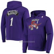 Sudaderas con Capucha Toronto Raptors Tracy Mcgrady Violeta