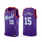 Camiseta 2020 Rising Star Brandon Clarke NO 15 World Violeta