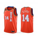 Camiseta 2020 Rising Star Tyler Herro NO 14 USA Rojo