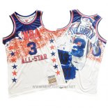 Camiseta All Star 2003 Allen Iverson NO 3 Mitchell & Ness Blanco