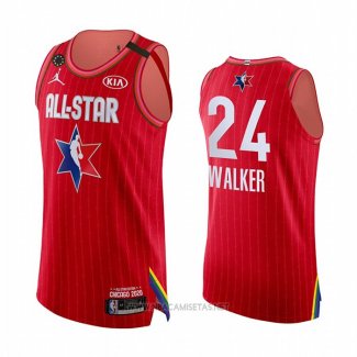 Camiseta All Star 2020 Boston Celtics Kemba Walker NO 24 Autentico Rojo