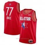 Camiseta All Star 2020 Dallas Mavericks Luka Doncic NO 77 Rojo