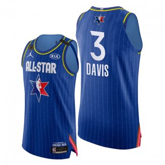 Camiseta All Star 2020 Western Conference Anthony Davis NO 3 Azul